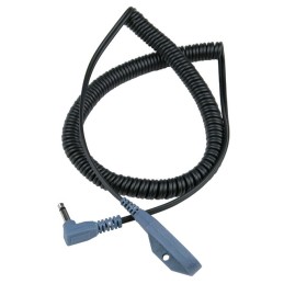 1 pcs : Desco 19695 - Cord (For Wrist Straps) 6' (1.83m) 1 MOhms Black