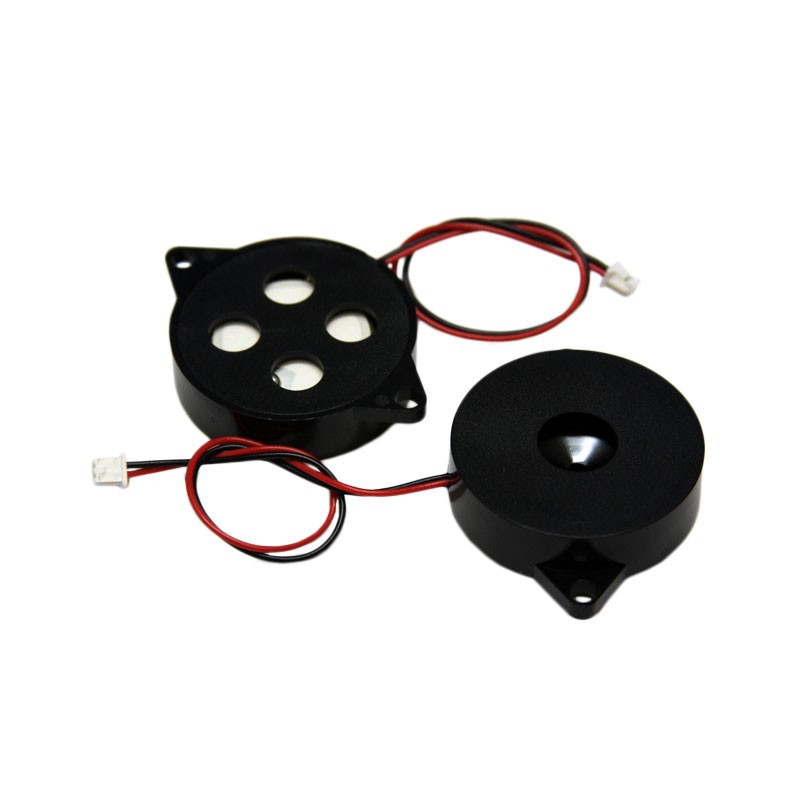 1 pcs : CT31P-30W520-1 - Buzzers Transducer, Externally Driven Piezo 18 V 10mA 5.2kHz 120dB @ 18V, 10cm Panel Mount, Flange Wire