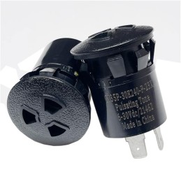 1 pcs : CI35P-30E240-P-23X - Buzzers Indicator, Internally Driven Piezo 12 V 80mA 2.4kHz 75dB @ 12V, 61cm Panel Mount Terminal B