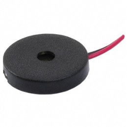 1 pcs : CPE-163 - Buzzers Transducer, Externally Driven Piezo 10 V 10mA 80dB @ 10V, 10cm Custom Wire Leads