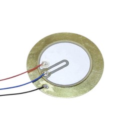 1 pcs : CPT-2065-L100 - 6.5 kHz Standard Buzzer Element 30V p-p 0.787' Dia (20.00mm) 500 Ohms