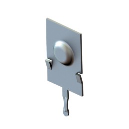 1 pcs : 1075-1 - Battery Contact Solid (Positive) Multiple Cell Solder Lug