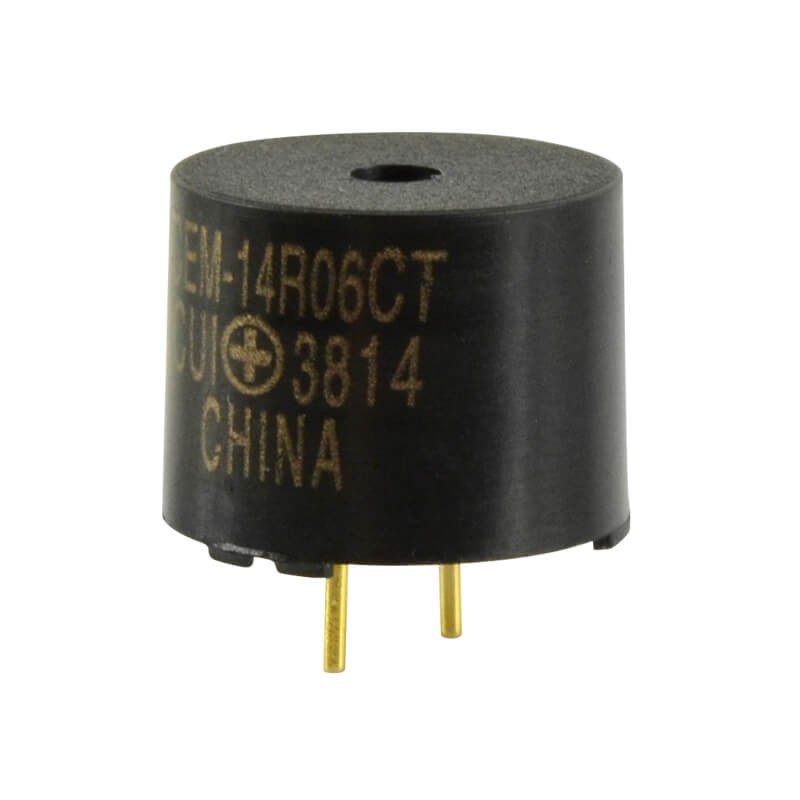 1 pcs : CEM-14R06CT - Buzzers Transducer, Externally Driven Magnetic 1.5 V 40mA 2.8kHz 85dB @ 1.5V, 10cm Through Hole PC Pins