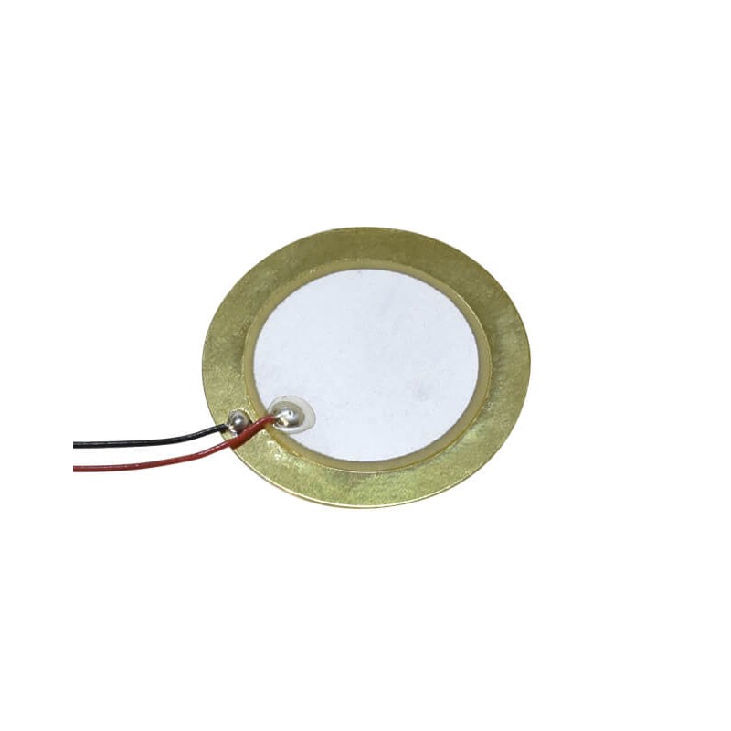 1 pcs : CPT-2746-L100 - 4.6 kHz Standard Buzzer Element 30V p-p 1.063' Dia (27.00mm) 250 Ohms