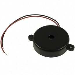 1 pcs : CEP-1141 - Buzzers Transducer, Externally Driven Piezo 10 V 9mA 81dB @ 10V, 10cm Panel Mount, Flange Wire Leads