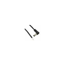 1 pcs : CA-2188 - Cable Assembly 2.5mm ID, 5.5mm OD Plug, Right Angle to Wire Leads Flat 6.0' (1.83m)