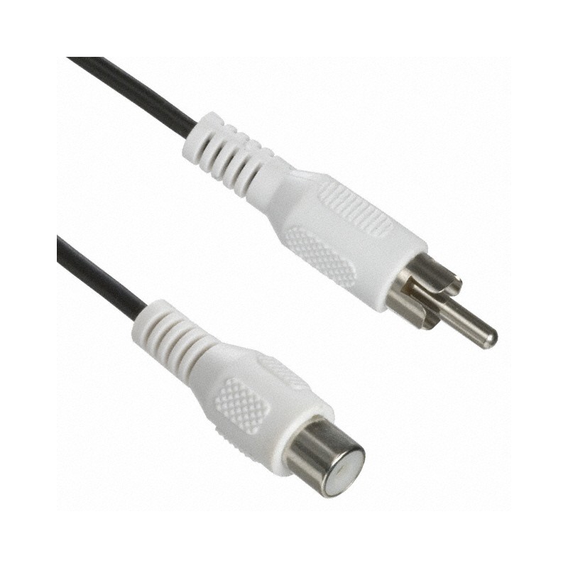 1 pcs : AK-AV202 - Cable Mono Phono (RCA) Jack To Phono (RCA) Plug 8.2' (2.50m)