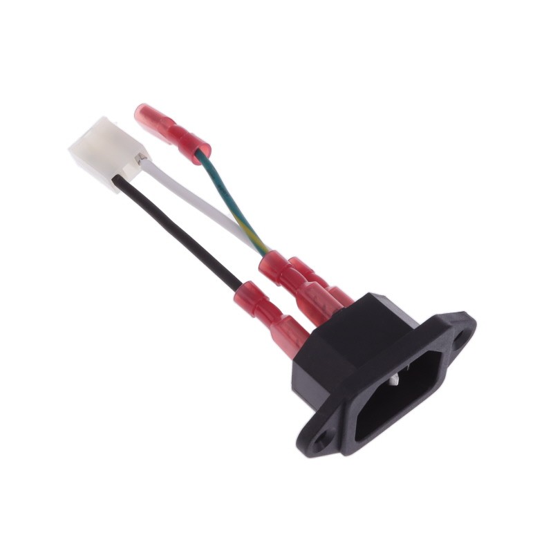 1 pcs : C1410070M6MLX3(R) - Cable Assembly Rectangular 03 pos Socket to IEC 320-C14 0.20' (60.0mm)