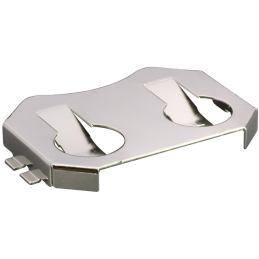 1 pcs : BAT-HLD-002-SMT - Battery Retainer Coin, 20.0mm 1 Cell SMD (SMT) Tab