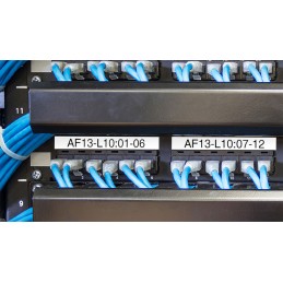 1 pcs - Brother Black on Clear Label Printer Tape, 8 m Length, 9 mm Width