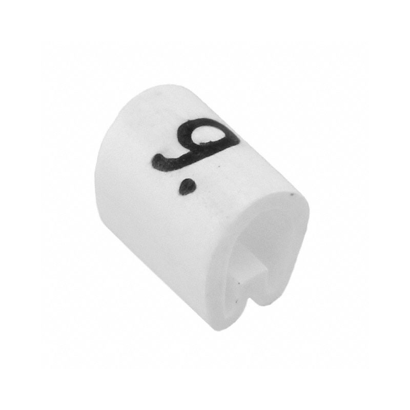 1 pcs : EC0222-000 - WIRE MARKER PUSH ON 4.5MM WHITE