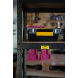 1 pcs - Brother Black on Clear Label Printer Tape, 8 m Length, 9 mm Width