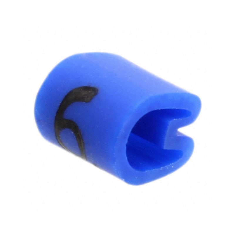 1 pcs : EC0375-000 - WIRE MARKER PUSH ON 4.5MM BLUE