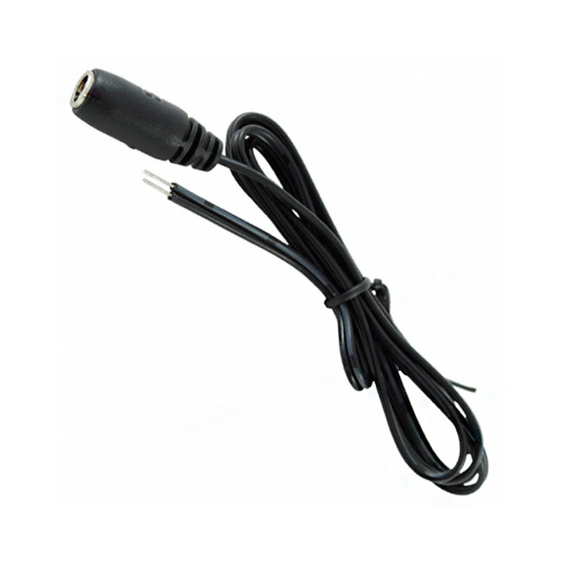 1 pcs : 10-01097 - Cable Assembly 2.1mm ID, 5.5mm OD Jack to Wire Leads Flat 3.00' (915.00mm)