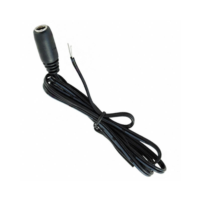 1 pcs : 10-01095 - Cable Assembly 2.5mm ID, 5.5mm OD Jack to Wire Leads Flat 3.00' (915.00mm)
