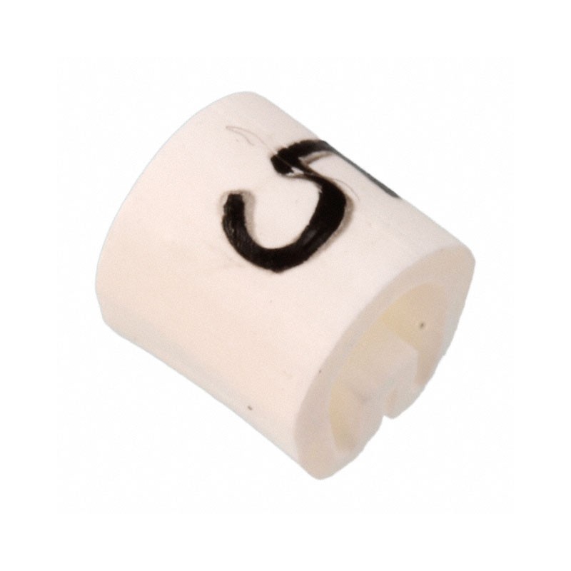 1 pcs : EC0587-000 - WIRE MARKER PUSH ON 4.5MM WHITE