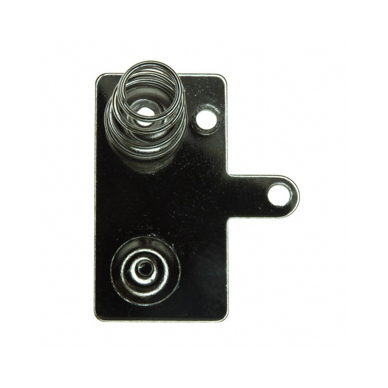 1 pcs : 5210 - Battery Contact Spring and Solid Button Multiple 2 Cell Solder Lug