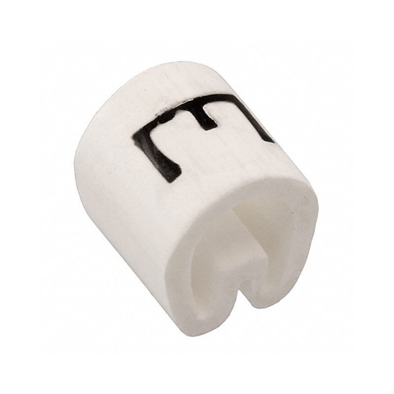 1 pcs : EC0596-000 - WIRE MARKER PUSH ON 4.5MM WHITE