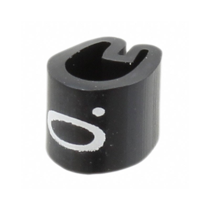 1 pcs : EC0783-000 - WIRE MARKER PUSH ON 4.5MM BLACK