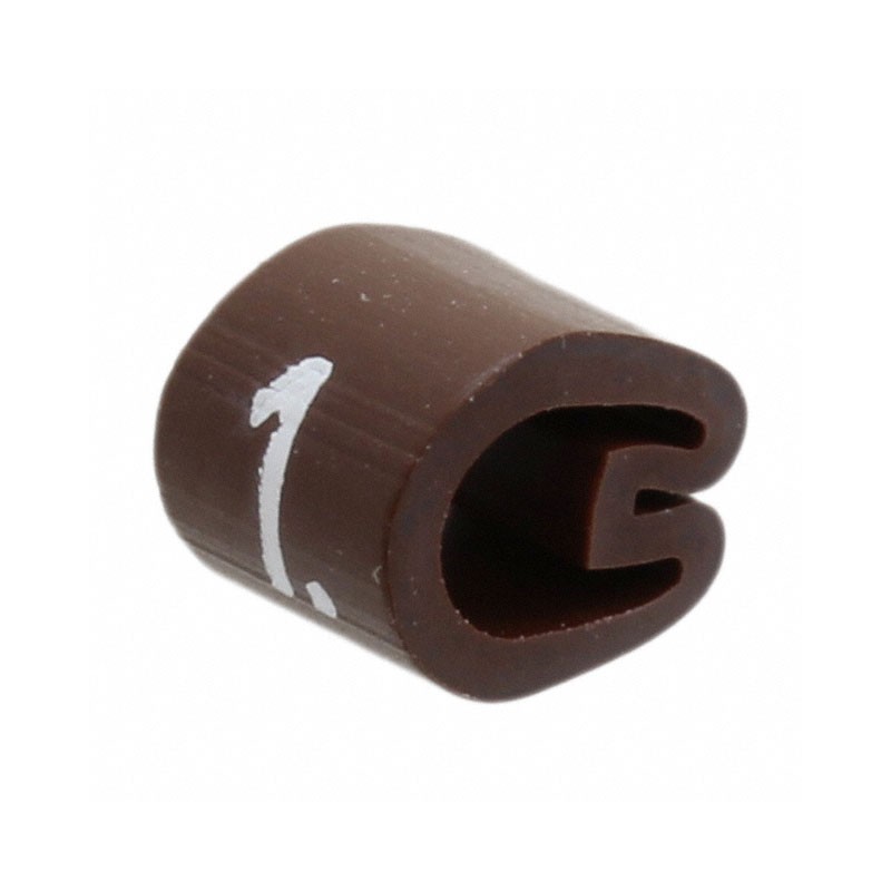 1 pcs : EC0784-000 - WIRE MARKER PUSH ON 4.5MM BROWN