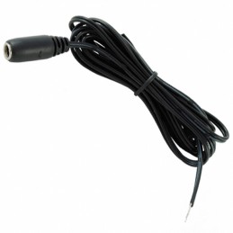 1 pcs : 10-01093 - Cable Assembly 2.1mm ID, 5.5mm OD Jack to Wire Leads Flat 6.0' (1.83m)