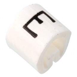 1 pcs : EC0836-000 - WIRE MARKER PUSH ON 4.5MM WHITE