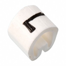 1 pcs : EC0843-000 - WIRE MARKER PUSH ON 4.5MM WHITE