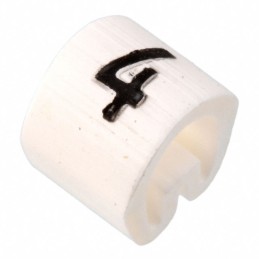 1 pcs : EC1041-000 - WIRE MARKER PUSH ON 4.5MM WHITE