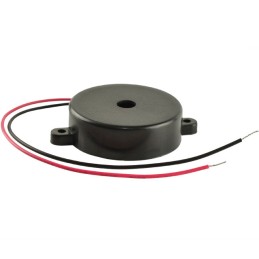 1 pcs : CPT-3095C-300 - Buzzers Transducer, Externally Driven Piezo 10 V 9mA 2.5kHz 86dB @ 10V, 10cm Panel Mount, Flange Wire Le
