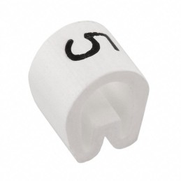 1 pcs : EC1130-000 - WIRE MARKER PUSH ON 4.5MM WHITE