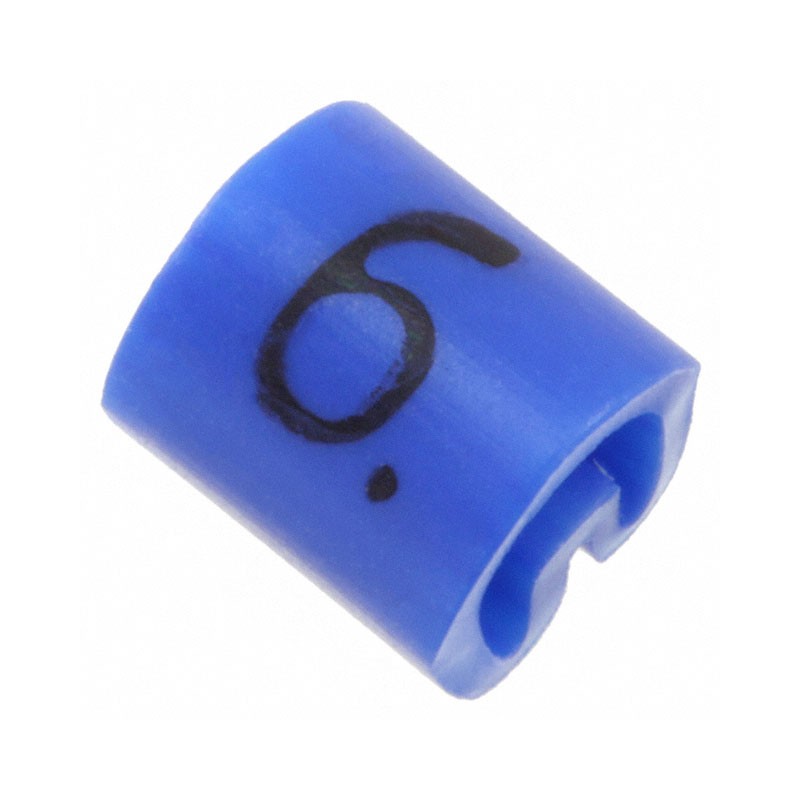 1 pcs : EC0579-000 - WIRE MARKER PUSH ON 4.5MM BLUE