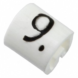 1 pcs : EC0591-000 - WIRE MARKER PUSH ON 4.5MM WHITE