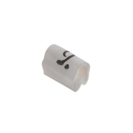 1 pcs : EC0049-000 - WIRE MARKER PUSH ON 4.5MM WHITE