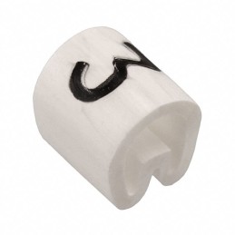 1 pcs : EC0585-000 - WIRE MARKER PUSH ON 4.5MM WHITE