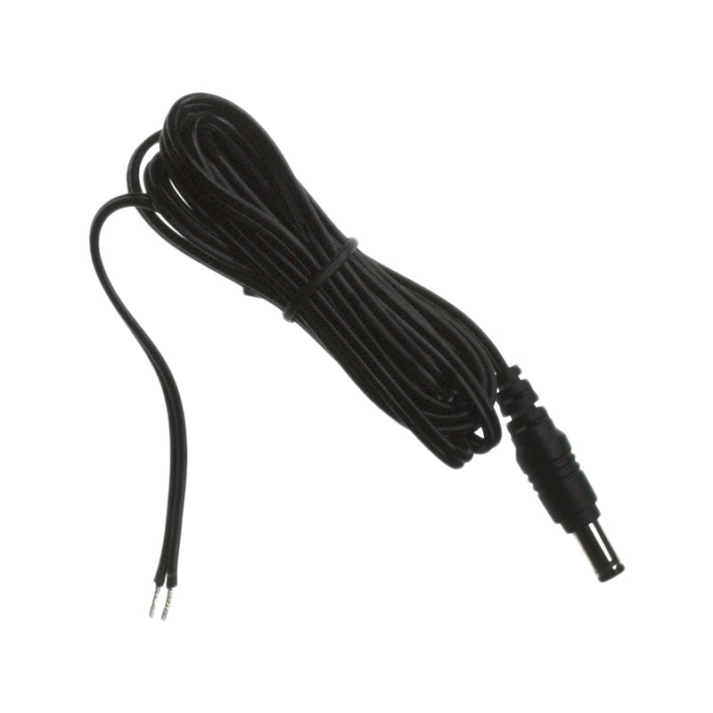1 pcs : CA-2224 - Cable Assembly 3.0mm ID, 6.5mm OD Plug to Wire Leads Flat 6.0' (1.83m)