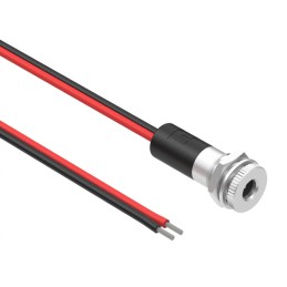 1 pcs : 10-02877 - Cable Assembly 1.7mm ID, 4.75mm OD Jack to Wire Leads Flat 1.00' (305.00mm)