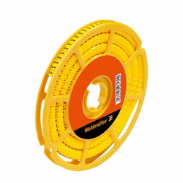 1 pcs : 1568261505 - WIRE MARKR SLIP-ON 7X4MM YLW/BLK