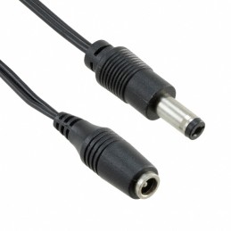 1 pcs : CA-2216 - Cable Assembly 2.1mm ID, 5.5mm OD Jack to Plug Flat 3.00' (915.00mm)