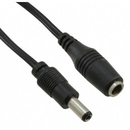 1 pcs : CA-2215 - Cable Assembly 2.5mm ID, 5.5mm OD Jack to Plug Flat 3.00' (915.00mm)