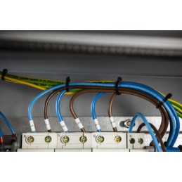 1 pcs - Brother Black on White Label Printer Tape, 8 m Length, 6 mm Width