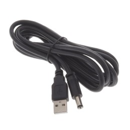 1 pcs : USBA2M0CCP-20(R) - Cable Assembly Barrel Jack - 2.1mm ID, 5.5mm OD to USB A Male Plug 6.56' (2.00m)