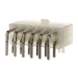 5 pcs - Molex Mini-Fit Jr. Series Right Angle Through Hole PCB Header, 12 Contact(s), 4.2mm Pitch, 2 Row(s), Shrouded