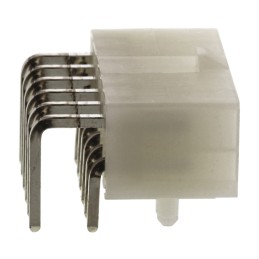 5 pcs - Molex Mini-Fit Jr. Series Right Angle Through Hole PCB Header, 12 Contact(s), 4.2mm Pitch, 2 Row(s), Shrouded