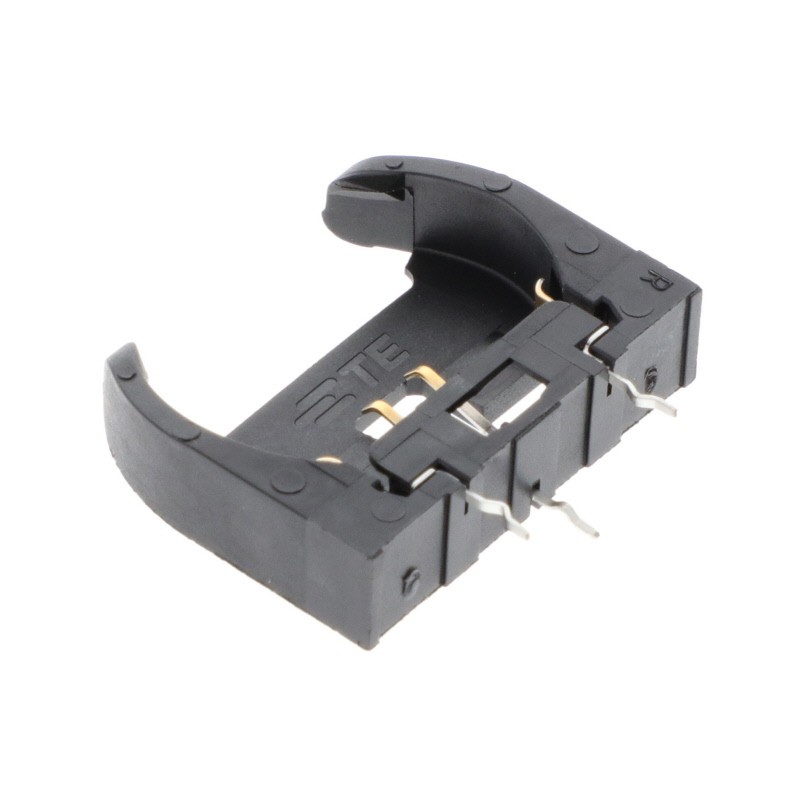 1 pcs : 2-1775485-1 - Battery Holder (Open) Coin, 20.0mm 1 Cell PC Pin