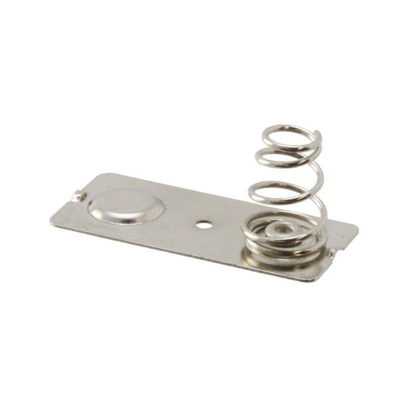 1 pcs : 5242 - Battery Contact Spring and Solid Button C 2 Cell