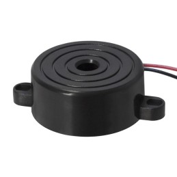 1 pcs : CPI-3213-90PM - Buzzers Indicator, Internally Driven Piezo 12 V 10mA 3.5kHz 90dB @ 12V, 30cm Panel Mount, Flange Wire Le