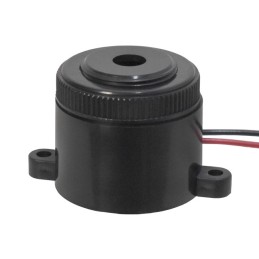 1 pcs : CPI-2825-85PM - Buzzers Indicator, Internally Driven Piezo 12 V 10mA 3.5kHz 85dB @ 12V, 30cm Panel Mount, Flange Wire Le