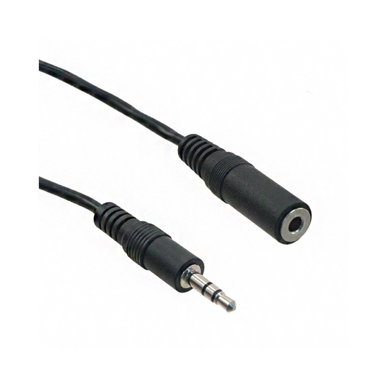 1 pcs : 770-10041-00200 - Cable Stereo (3 Conductor, TRS) Phone Jack, 3.5mm (1/8') To Phone Plug, 3.5mm (1/8') 6.6' (2.00m)