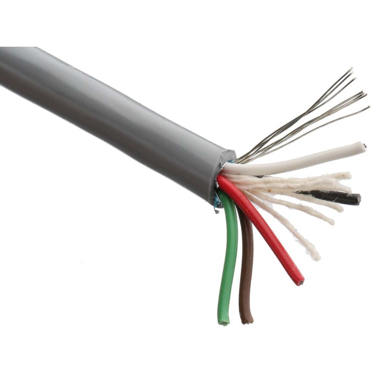 1 Box of 304 M - Belden Multicore Industrial Cable, 0.22 mm², 5 Cores, 24 AWG, Screened, 305m, Chrome Sheath