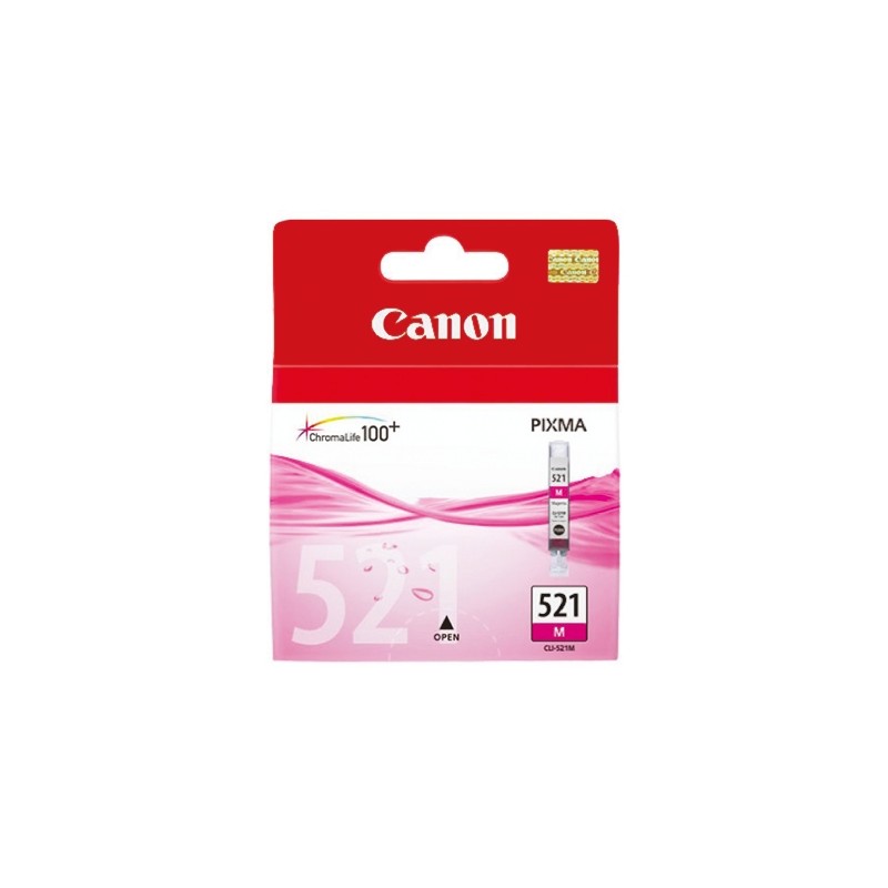 1 pcs - Canon CLI-521M Magenta Ink Cartridge